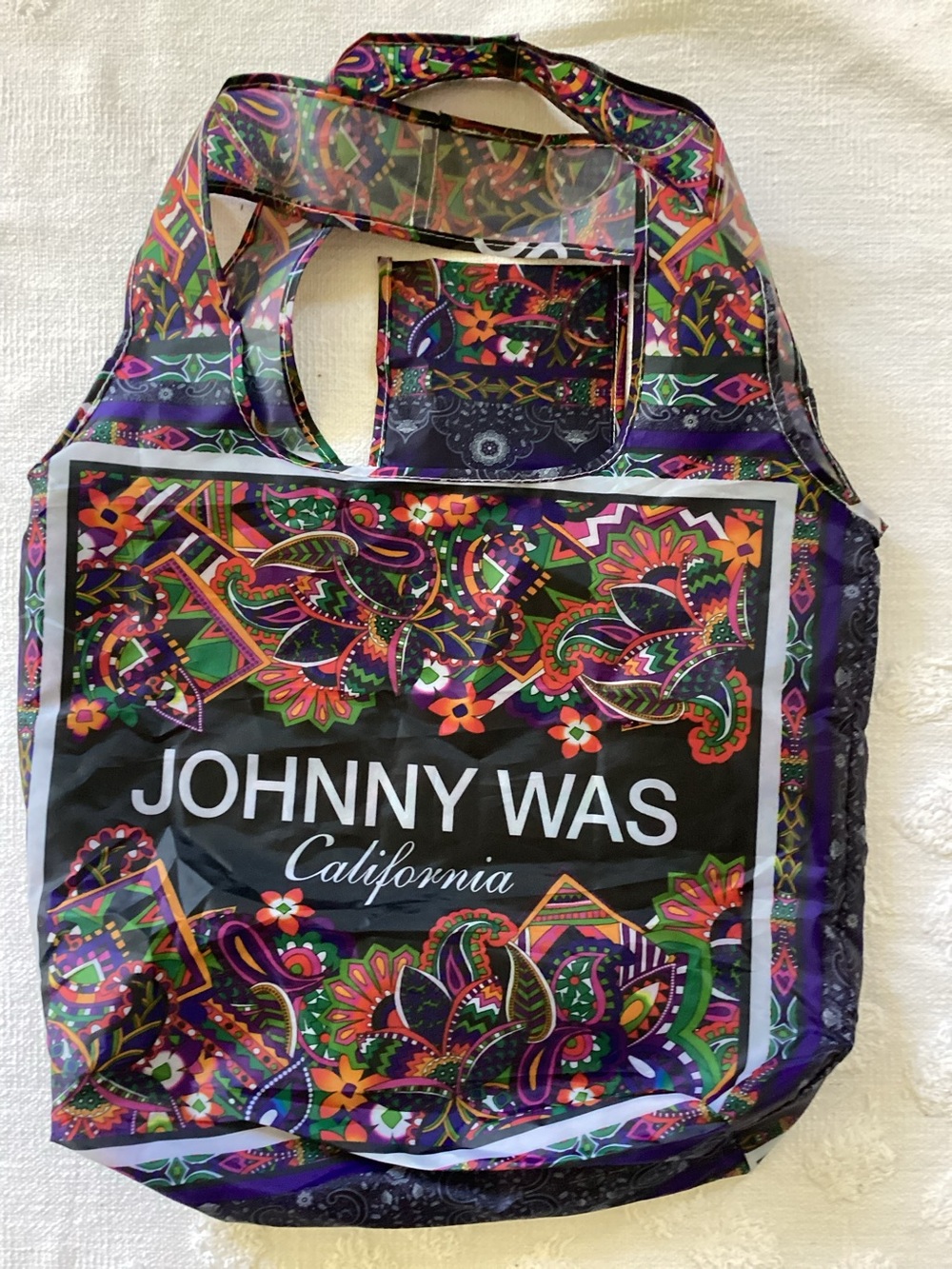 JOHNNY WAS Lightweight Nylon Tote Bag packable